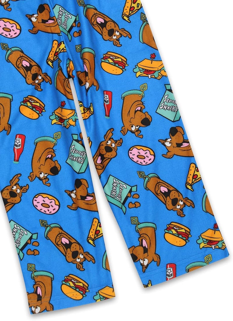 Scooby Doo Scooby-Doo Scooby Snacks Kids Flannel Lounge Pajama Pants (10, Blue) - Image 4